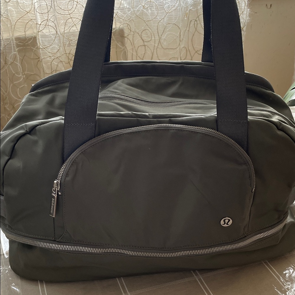 lululemon athletica Olive Green Duffel Bag